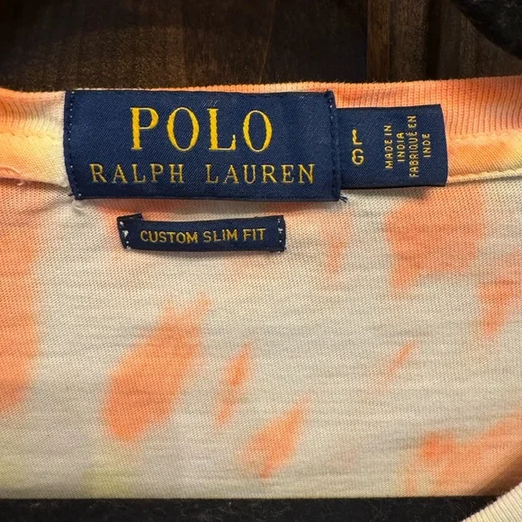 Ralph Lauren Pink and Orange Short Sleeve Tees - Picture 2 of 3
